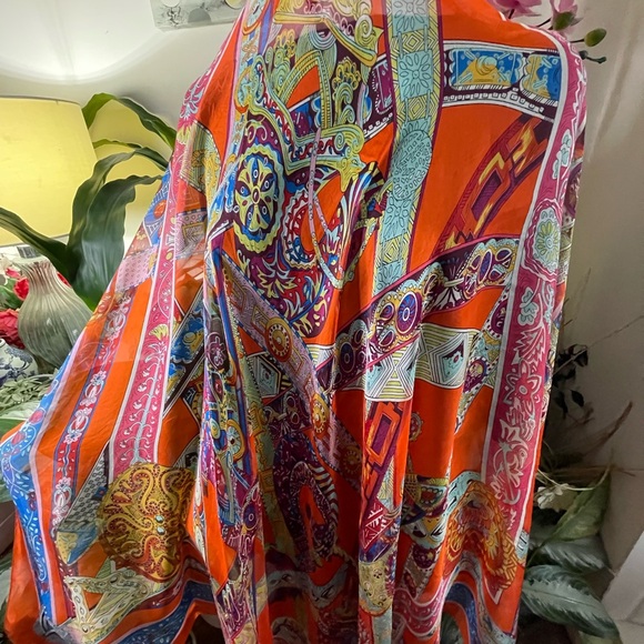 Hermès Paris Le Songe De La Licorne Silk Shawl Wrap Scarf.🧣🍂🍁 - Picture 2 of 16